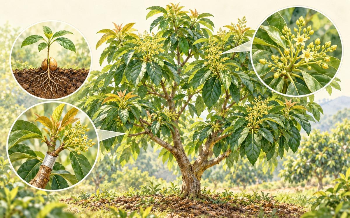 酪梨長得很好,為什麼就是不開花?
