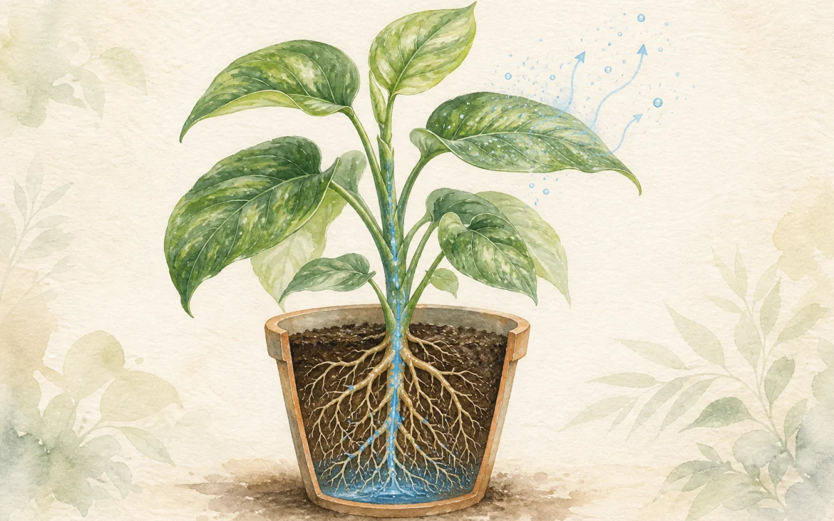 水到了葉片，最後去了哪裡？